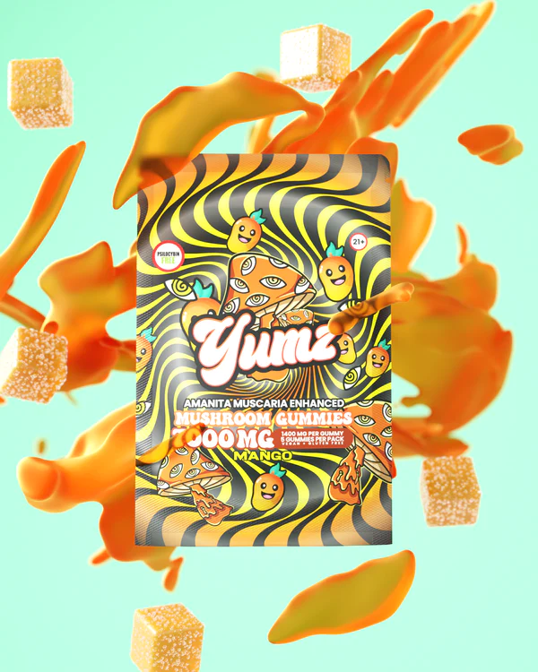 YUMZ - MANGO ( AMANITA MUSCARIA MUSHROOM GUMMIES )